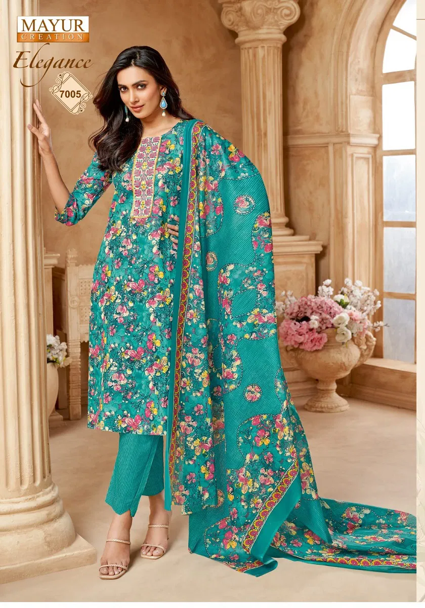 Eligance Vol 7 By Mayur Cotton Printed Dress Material Orders In India
